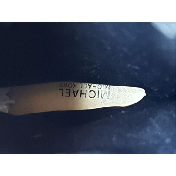 Michael Kors Kincaid Slouch boots leather suede 5.5 platform high heels black EU - Picture 6 of 9